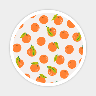 Tangerine background Magnet